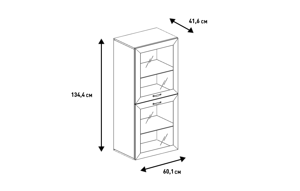 Навесные шкафчики - изображение №4 "Навесной шкаф Адажио"  на www.Angstrem-mebel.ru